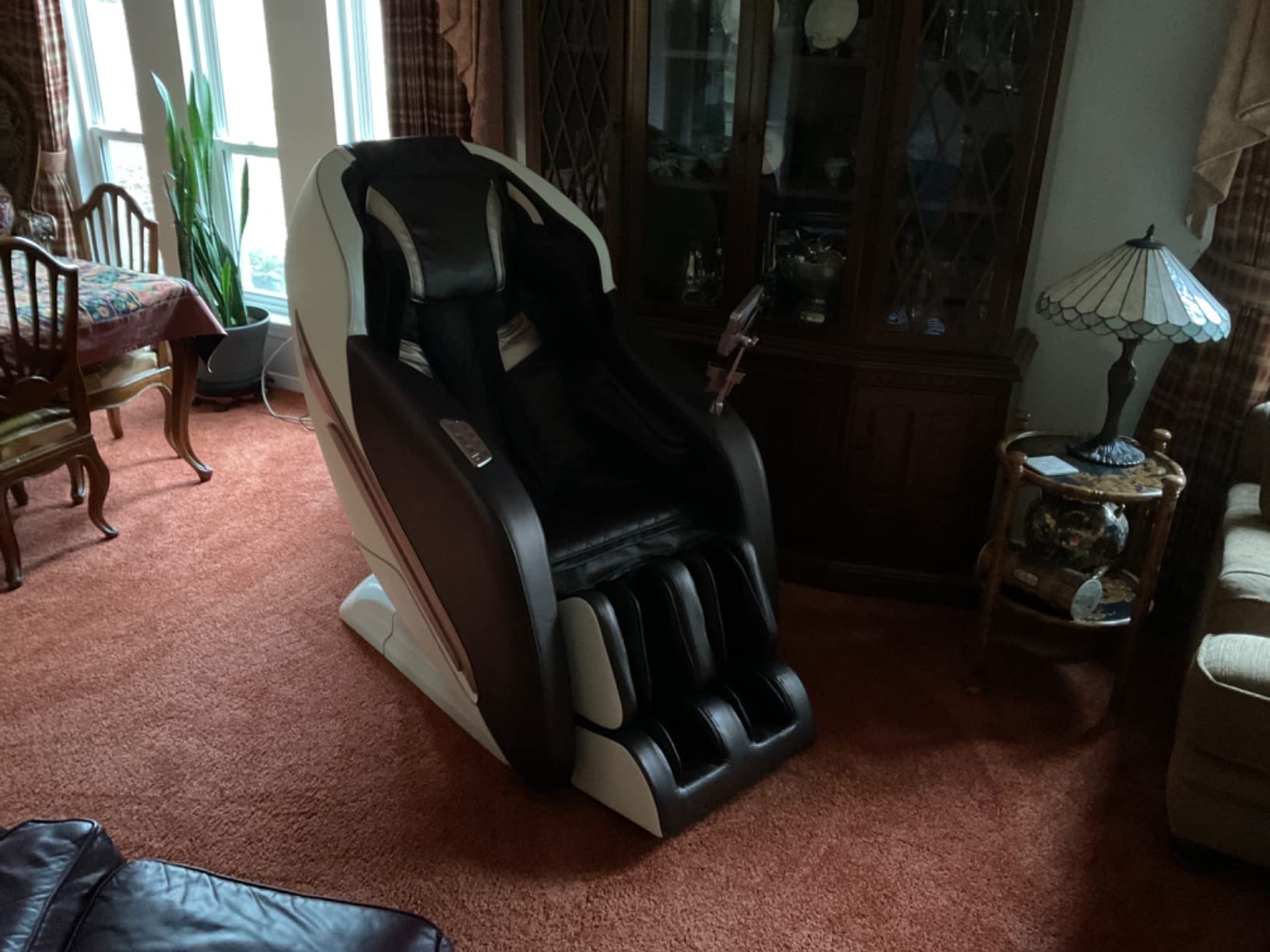 【Furniture】Real Relax Massage Chair, Zero Gravity SL Track Massage Chair, Full Body Shiatsu Massage Recliner