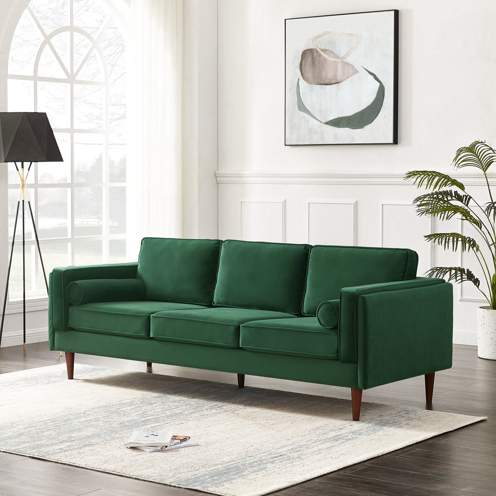【Furniture】Lindel 86'' Upholstered Sofa