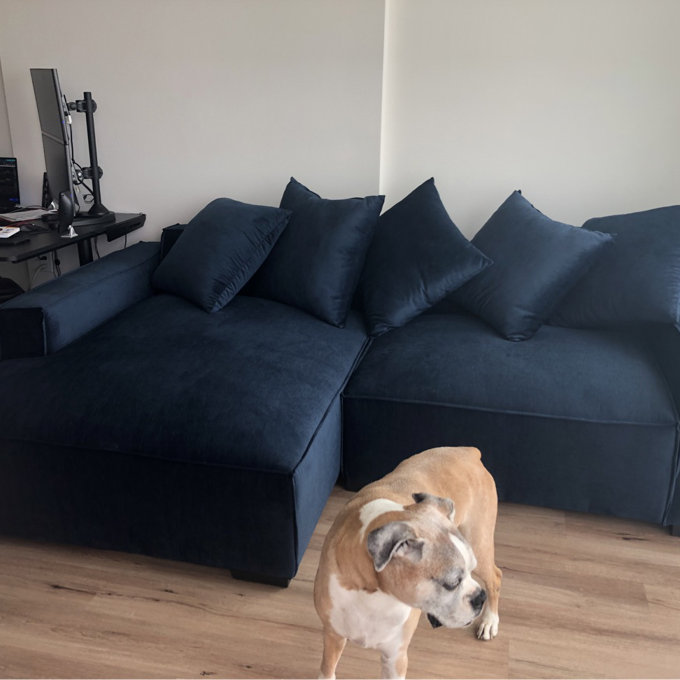 【Furniture】Madison 2 - Piece Upholstered Chaise Sectional