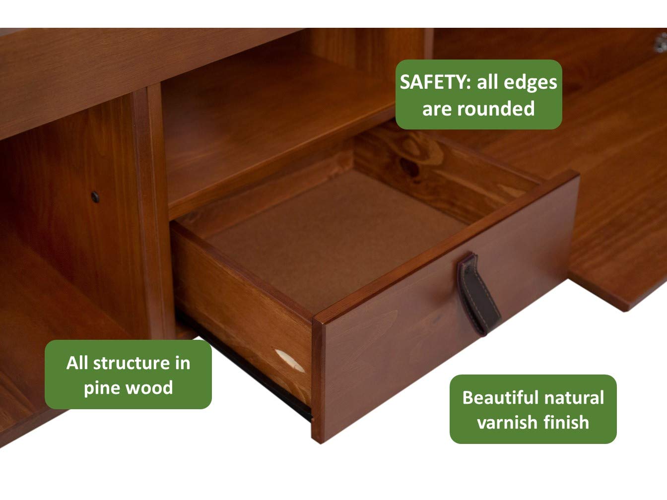 【Furniture】Bali Storage Platform Bed with Drawers
