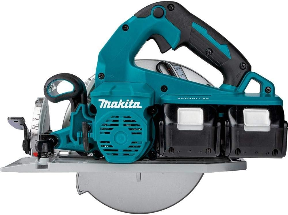 Makita DHS680Z 18V Brushless Circular Saw with 2 x 5Ah Batteries, Charger, Case & Inlay