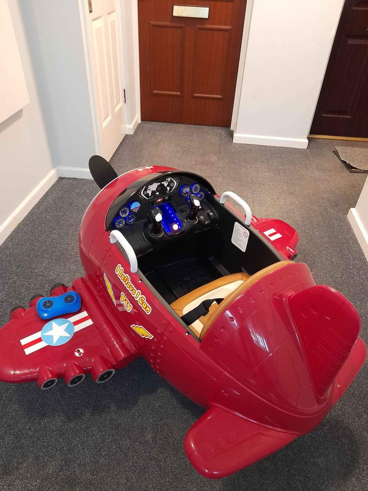 12v Ride On Airplane