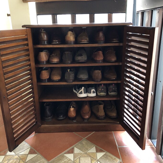 【Furniture】Polton 15 Pair Shoe Storage Cabinet