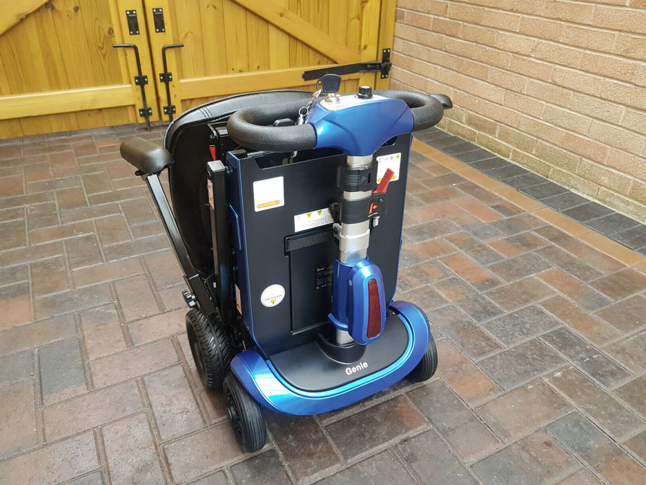 Monarch SOLAX Elf + Automatic Folding Mobile Scooter-Blue