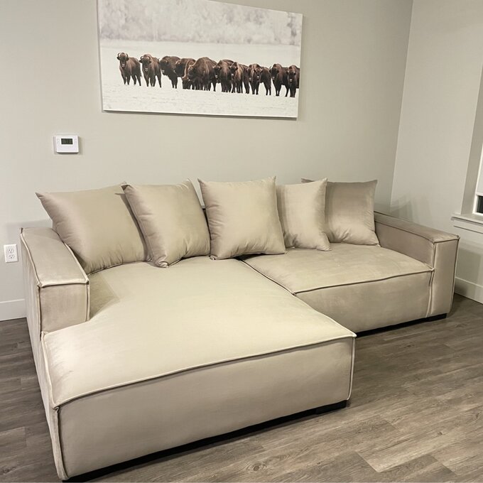 【Furniture】Madison 2 - Piece Upholstered Chaise Sectional