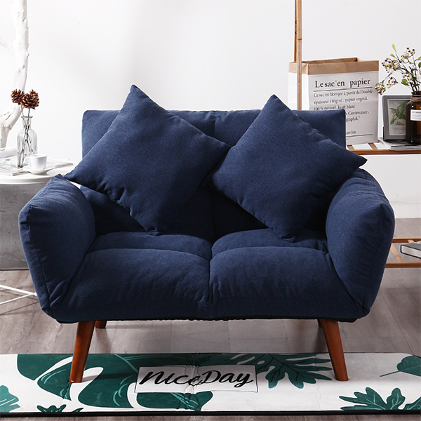 Lazy Sofa Bed Sleeper with 4 Pillows Recliner Chair for Living Room